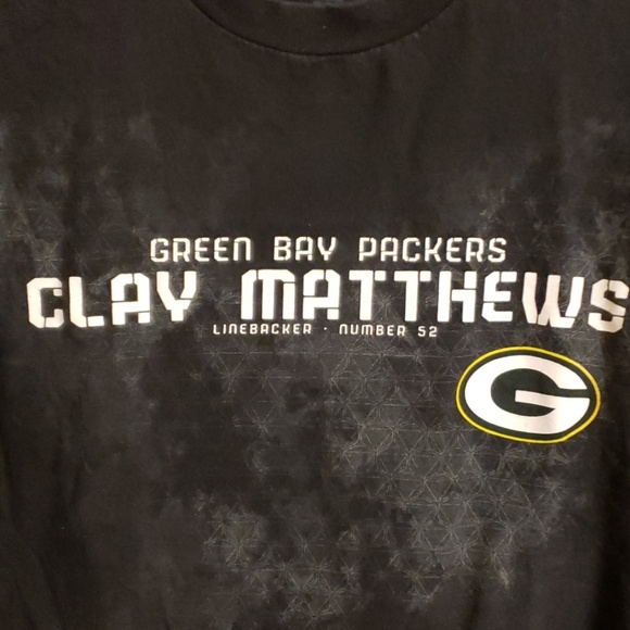 Greenbay packers clay Matthew's tshirt large - Picture 3 of 4